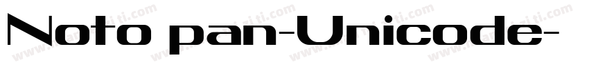 Noto pan-Unicode字体转换
